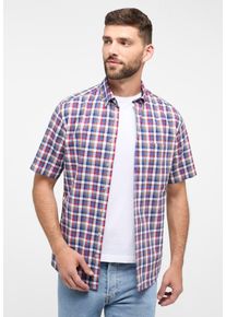 Kurzarmhemd Eterna "MODERN FIT", Damen, Gr. M, US-Gr&ouml;&szlig;en, denim, 100% Baumwolle, tailliert, Hemden Kurzarmhemd, EASY IRON (b&uuml;gelleicht)