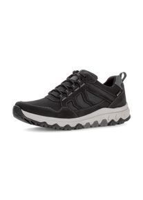 Sneaker ROLLINGSOFT, Herren, Gr. 10 (44,5), schwarz, Mesh, Nubukleder, unifarben, Schuhe Sneaker, Schn&uuml;rschuh, Halbschuh, Komfortschuh in Bequemweite G (= weit)