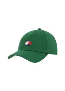Baseball Cap Tommy Jeans "TJM LINEAR LOGO CAP", Damen, terrain, Web, Baumwolle, unifarben, Caps Baseball Cap, UNISEX Klemmverschluss, gro&szlig;e Logostickerei