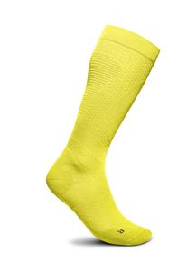 Kompressionsstr&uuml;mpfe Bauerfeind "Run Ultralight Compression Socks", Damen, Gr. 35-37, gelb (gelb xl), Polyamid, unifarben, elastisch, Socken Kompressionsstr&uuml;mpfe