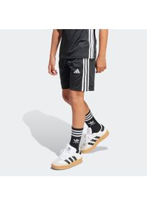 Trainingsshorts adidas Performance "TIRO 25 ESSENTIALS KIDS", Damen, Gr. 140, N-Gr, schwarz-wei&szlig; (schwarz, wei&szlig;,), Obermaterial: 100% Polyester, Hosen Trainingsshorts, Topseller