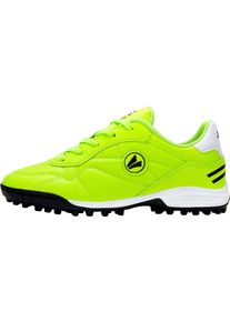 Fu&szlig;ballschuh Jako "J-ST Signature", Kinder, Gr. 29, gelb (neongelb), Synthetik, Schuhe Fu&szlig;ballschuh, f&uuml;r synthetische Hartpl&auml;tze