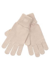 Strickhandschuhe Calvin Klein "CK FINE RIB GLOVES", Damen, schwarz, Strick, Viskosemischung, unifarben, Handschuhe Strickhandschuhe, Fingerhandschuhe