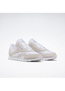 Sneaker Reebok CLASSIC "CLASSIC NYLON", Damen, Gr. 37, ftwwht, ftwwht, ftwwht, Leder, Synthetik, Textil, Schuhe Sneaker