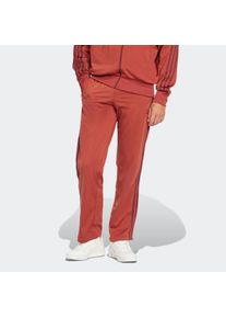 Sporthose adidas originals "ADICOLOR CLASSICS FIREBIRD", Herren, Gr. L, N-Gr, rot (preloved ruby, normal, gr.), Obermaterial: 100% Polyester, Hosen Sporthose, Trackpant-Design, mit Rei&szlig;verschlusstaschen, aus Polyester