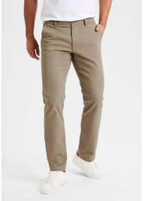 H.I.S. Chinohose H.I.S "regular-fit", Herren, Gr. 38, L&auml;nge 32, beige, Web, Obermaterial: 98% Baumwolle, 2% Elasthan, unifarben, straight fit lang, Hosen Chinohose, lange Hose, aus elastischer Baumwoll-Qualit&auml;t, Topseller