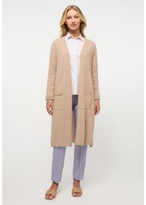 Cardigan Eterna, Damen, Gr. XL, braun, 30% Kaschmir, 70% Wolle (Merino), normal, Strickjacken Cardigan