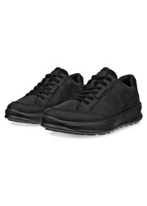 Sneaker Ecco "ByWay 2.0", Herren, Gr. 47, schwarz, Nubukleder, Schuhe Sneaker, Outdoorschuh, Freizeitschuh, Halbschuh mit gepolstertem Schaftrand