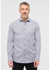 Langarmhemd Eterna "SLIM FIT", Damen, Gr. 42, Normalgr&ouml;&szlig;en, grau, 100% Baumwolle, schmal, Manschette, Hemden Langarmhemd, NON IRON (b&uuml;gelfrei)