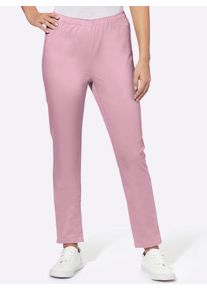 Jeansjeggings Classic Basics, Damen, Gr. 46, Normalgr&ouml;&szlig;en, rosa (ros&eacute;), 98% Baumwolle, 2% Elasthan, unifarben, lang, Jeans Jeansjeggings