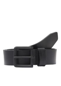 Jack & Jones Lederg&uuml;rtel JACK & JONES "JACROMA LEATHER BELT NOOS", Herren, Gr. 80, schwarz, B&uuml;ffelleder, unifarben, G&uuml;rtel Lederg&uuml;rtel