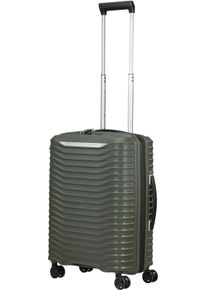 Hartschalen-Trolley Samsonite "UPSCAPE, verschiedene Gr&ouml;&szlig;en und Farben", Damen, Gr. B/H/T: 40cm x 55cm x 20cm 39 l, gr&uuml;n (climbing ivy), Polypropylen, gestreift, Koffer Hartschalen-Trolley, Volumenerweiterung Reisegep&auml;ck Hartschalen-Koffer TSA-Zahlenschloss