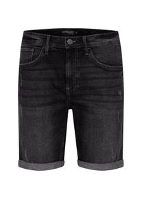 Jeansshorts 11 Project "Jeansshorts PRVetle", Herren, Gr. S, N-Gr, schwarz (denim schwarz), Obermaterial: 98% Baumwolle CO. 2% Elasthan EL., Jeans Jeansshorts