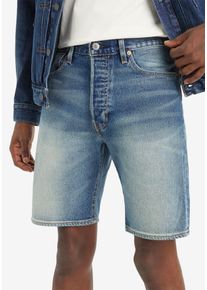 Levi's Jeansshorts LEVI'S "501", Herren, Gr. 29, N-Gr, blau (5pm in the mission shorts), Denim/Jeans, Obermaterial: 99% Baumwolle, 1% Elasthan, normal, Jeans Jeansshorts, Sommerhose FRESH COLLECTION, 501 collection