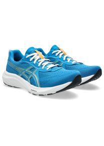 Laufschuh asics "GEL-CONTEND 9", Herren, Gr. 47, aegean blau, yamabuki, Synthetik, Schuhe Laufschuh, mehr D&auml;mpfung, Topseller
