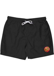 Badeshorts Santa Cruz "CLASSIC DOT SWIMSHORT", Herren, Gr. XXL, N-Gr, schwarz, Obermaterial: 100% Nylon, Badehosen Badeshorts, sportlicher Stil, leichtes Obermaterial aus Nylon