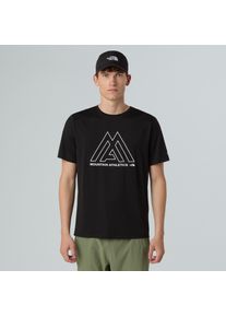 Funktionsshirt The North Face "M MA 24/7 SHORT SLEEVES TEE", Herren, Gr. L, tnf schwarz, Jersey, Obermaterial: 100% Polyester, Rundhals, Shirts Funktionsshirt, pflegeleichtes Material, leichtes Polyester, Rundhalsausschnitt