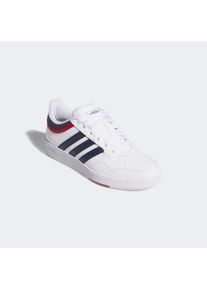 Sneaker adidas Sportswear "HOOPS 4.0 J", Damen, Gr. 38, blau (ftwwht, dkblau, tepore), Synthetik, Schuhe Sneaker, f&uuml;r Kinder