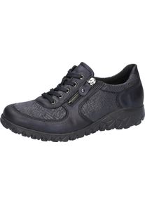 Waldl&auml;ufer Sneaker WALDL&Auml;UFER "HAVY-Soft", Damen, Gr. 3,5 (36), blau (dunkelblau), Nubukleder, Textil, Schuhe Sneaker, Freizeitschuh, Halbschuh, Schn&uuml;rschuh in Komfortweite H (=sehr weit)