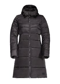 Funktionsmantel Jack Wolfskin "EISBACH COAT W", Damen, Gr. M (38/40), grau (phantom), Obermaterial: 100% Polyamid. Futter: 100% Polyester. F&uuml;llung: 100% Polyester, M&auml;ntel Funktionsmantel
