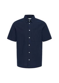 Kurzarmhemd Casual Friday "Kurzarmhemd CFAaberg Structured", Herren, Gr. XL, N-Gr, blau (navy blazer), Obermaterial: 100% Baumwolle CO., Hemden Kurzarmhemd