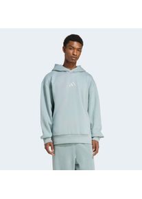 Kapuzensweatshirt adidas Sportswear "M A SZN FL HD", Herren, Gr. L, wosa, Obermaterial: 70% Baumwolle, 30% Polyester, Sweatshirts Kapuzensweatshirt, weiches Fleecematerial