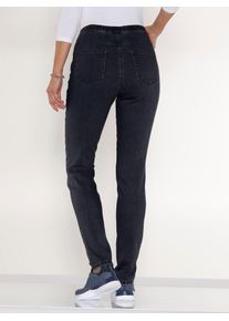 Jeansjeggings Classic Basics, Damen, Gr. 46, Normalgr&ouml;&szlig;en, blau (dunkelblau), 81% Baumwolle, 17% Polyester, 2% Elasthan, unifarben, lang, Jeans Jeansjeggings