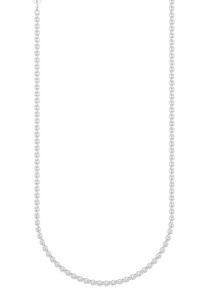 Collierkettchen Firetti "Schmuck Geschenk Silber 925 Rundankerkettengl. in mehreren Breiten" Gr. 50, silber (silberfarben), Halsketten, Damen, 50, Silber 925 (Sterlingsilber), B: 2,4mm, Collierkettchen, Made in Germany, B:2,4mm