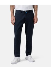 Chinohose Pierre Cardin "Lyon tapered", Herren, Gr. 32, L&auml;nge 34, blau (marine), Web, Obermaterial: 96% Baumwolle, 4% Elasthan, lang, Hosen Chinohose
