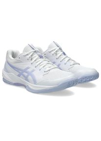 Hallenschuh asics "GEL-TASK 4", Damen, Gr. 39,5, wei&szlig;, vapor, Synthetik, Schuhe Hallenschuh