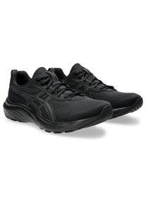 Laufschuh asics "GEL-CONTEND 9", Herren, Gr. 41,5, schwarz (schwarz, graphite grau), Synthetik, Textil, Schuhe Laufschuh, mehr D&auml;mpfung, Topseller