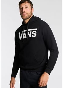 Kapuzensweatshirt Vans "Vans CLASSIC PULLOVER", Herren, Gr. L, schwarz, Sweatware, Obermaterial: 100% Baumwolle, Rippb&uuml;ndchen, Sweatshirts Kapuzensweatshirt, Hoodie, Kapuzenpullover mit gro&szlig;em Logoprint