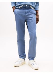 Chinohose Tommy Jeans "TJM AUSTIN CHINO", Herren, Gr. 38, L&auml;nge 32, blau (blau moment), Web, Obermaterial: 97% Baumwolle, 3% Elasthan, unifarben, slim fit lang, Hosen Chinohose, in Unifarbe