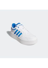 Sneaker adidas Sportswear "HOOPS 3.0 BOLD", Damen, Gr. 38,5, wei&szlig; (cloud wei&szlig;, blaubird, cloud wei&szlig;), Synthetik, Schuhe Sneaker