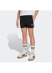 Shorts adidas originals "SPRINTER SHORT", Damen, Gr. 158, N-Gr, schwarz-wei&szlig; (schwarz, wei&szlig;), Obermaterial: 70% Baumwolle, 30% Polyester, Hosen Shorts, f&uuml;r Kinder und Teens, sportlicher Stil, aus French Terry