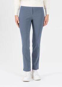 Stretch-Hose Stehmann "INA", Damen, Gr. 46, N-Gr, bering sea, Web, Obermaterial: 72% Viskose, 25% Polyamid, 3% Elasthan, figurbetont kn&ouml;chellang, Hosen Stretch-Hose, mit Stretch