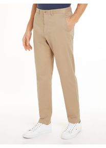 Chinohose Tommy Hilfiger "HARLEM CHINO SATIN", Herren, Gr. 30, L&auml;nge 34, gr&uuml;n (batique khaki), Web, Obermaterial: 98% Baumwolle, 2% Elasthan, normal, Hosen Chinohose