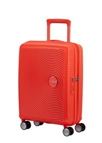 Hartschalen-Trolley American Tourister "SOUNDBOX, in verschiedenen Farben und Gr&ouml;&szlig;en", Herren, Gr. B/H/T: 40cm x 55cm x 20cm 35,5 l, neon orange, Polypropylen, unifarben, Koffer Hartschalen-Trolley, Reisekoffer Trolley Aufgabegep&auml;ck TSA-Zahlenschloss Volumenerweiterung