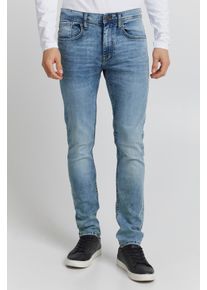 Slim-fit-Jeans Blend "JET MULTIFLEX", Herren, Gr. 34, L&auml;nge 34, blau (denim bleach blau), Denim/Jeans, Obermaterial: 91% Baumwolle, 7% Polyester, 2% Elasthan, clean, slim fit lang, Jeans Slim-fit-Jeans, Baumwollmischung, slim fit