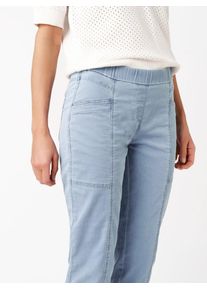 Stoffhose Toni "Sue Joggpants 7/8", Herren, Gr. 40, N-Gr, blau bleached, Web, Obermaterial: 77% Baumwolle, 20% Polyamid, 3% Elasthan, unifarben, schmal lang, Hosen Stoffhose, mit Stretch