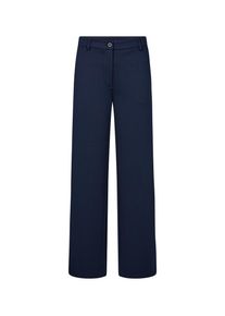 Stoffhose Freequent "FQNANNI-PANTS", Damen, Gr. XXL, N-Gr, navy blazer, Web, Obermaterial: 73% Polyester, 24% Viskose, 3% Elasthan, bequem lang, Hosen Stoffhose, Sommerhose mit Seiten-und Ges&auml;&szlig;taschen