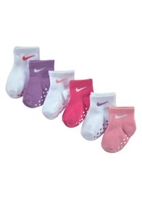 ABS-Socken Nike Sportswear "POP COLOR GRIPPER INFANT/TODDLER AN", Jungen, Gr. 68-80, bunt (6x bunt), Baumwollmischung, unifarben, Socken ABS-Socken, f&uuml;r Babys