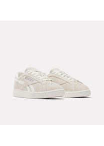 Sneaker Reebok CLASSIC "CLUB C GROUNDS UK", Damen, Gr. 40, beige (vintagechalk, chalk, sand), Leder, Synthetik, Schuhe Sneaker