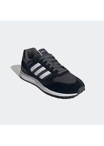 Sneaker adidas Sportswear "RUN 80S", Herren, Gr. 40, schwarz-wei&szlig; (core schwarz, cloud wei&szlig;, grau six), Leder, Synthetik, Textil, Schuhe Sneaker