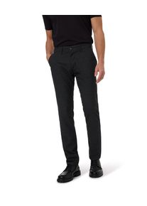 Chinohose "Chino Enzo", Herren, Gr. 40, L&auml;nge 34, grau (dunkelgrau), Web, Obermaterial: 67% Polyester, 31% Viskose, 2% Elasthan, Pioneer Authentic Jeans, kariert, straight fit lang, Hosen Chinohose