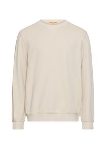 Sweatshirt Camel Active, Herren, Gr. XL, beige, Sweatware, Obermaterial: 100% Baumwolle, unifarben, normal h&uuml;ftbedeckend, Rundhals, B&uuml;ndchen, Sweatshirts Sweatshirt, unifarben aus reiner Baumwoller