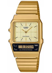 Chronograph CASIO VINTAGE, gold (goldfarben, champagnerfarben), Armbanduhren, Damen, Chronograph, Quarzuhr, Armbanduhr, Damenuhr,Herrenuhr,Digitaluhr,Edelstahlarmband