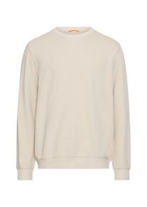 Sweatshirt Camel Active, Herren, Gr. L, beige, Sweatware, Obermaterial: 100% Baumwolle, unifarben, normal h&uuml;ftbedeckend, Rundhals, B&uuml;ndchen, Sweatshirts Sweatshirt, unifarben aus reiner Baumwoller