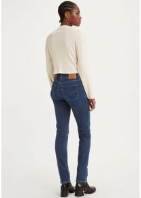 Levi's R&ouml;hrenjeans LEVI'S "312 SHAPING SLIM", Damen, Gr. 31, L&auml;nge 30, blau (lapis amidst), Denim/Jeans, Obermaterial: 60% Baumwolle, 23% Viskose, 16% Polyester, 1% Elasthan, slim fit lang, Jeans R&ouml;hrenjeans, Schmale Shaping Slim Form