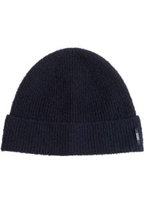 Strickm&uuml;tze Cinque "ARTUNO", Herren, blau (marineblau), Obermaterial: 80% Baumwolle, 16% Polyamid, 4% Elasthan, M&uuml;tzen Strickm&uuml;tze, aus kuschelweicher Baumwollmischung, Strick-Beanie